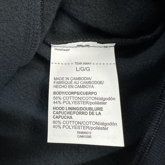 Under Armour Project Rock Rival Fleece Hoodie Mens Large Pullover Loose Bull - Picture 11 of 14